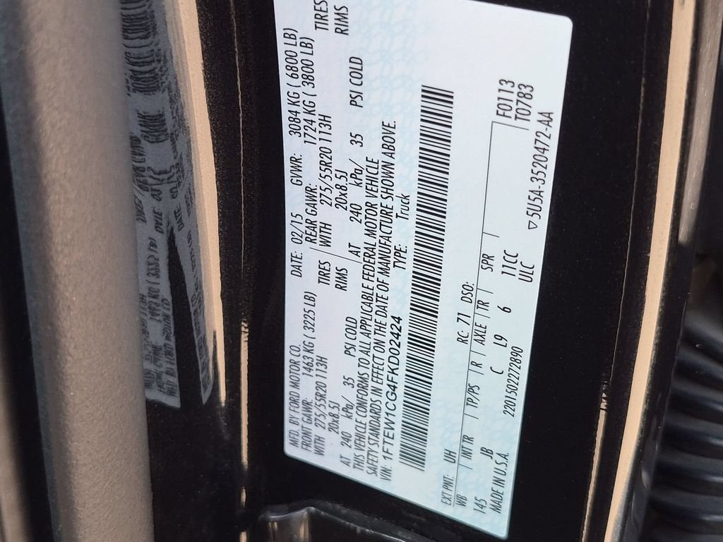 2015 Ford F-150 XL