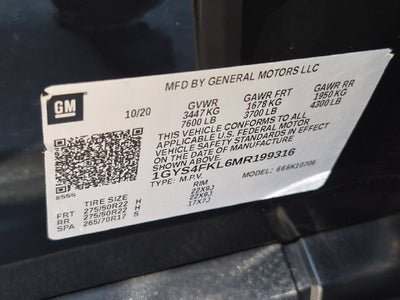 2021 Cadillac Escalade Sport