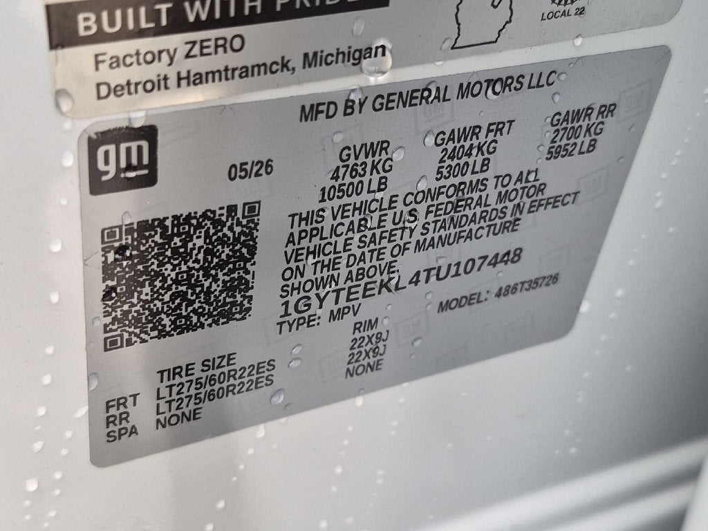 2026 Cadillac ESCALADE IQ Sport