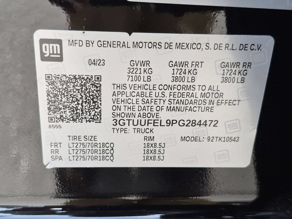 2023 GMC Sierra 1500 AT4X
