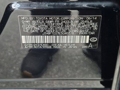 2014 Lexus IS 250 