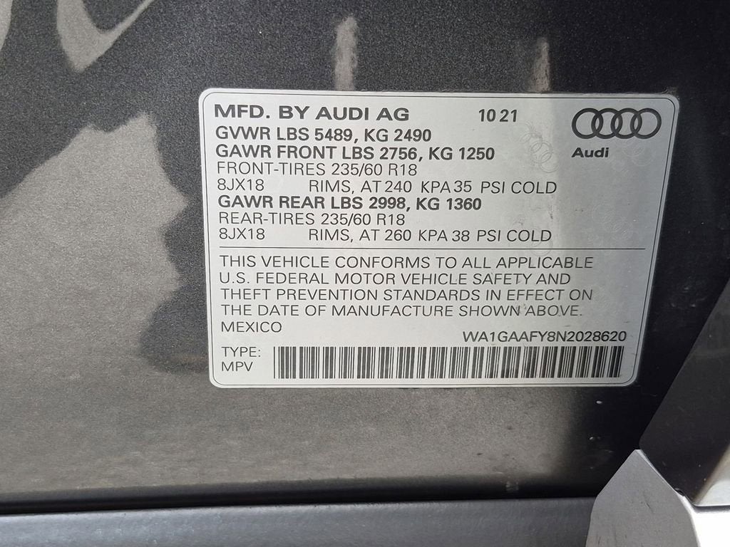 2022 Audi Q5 S line Premium