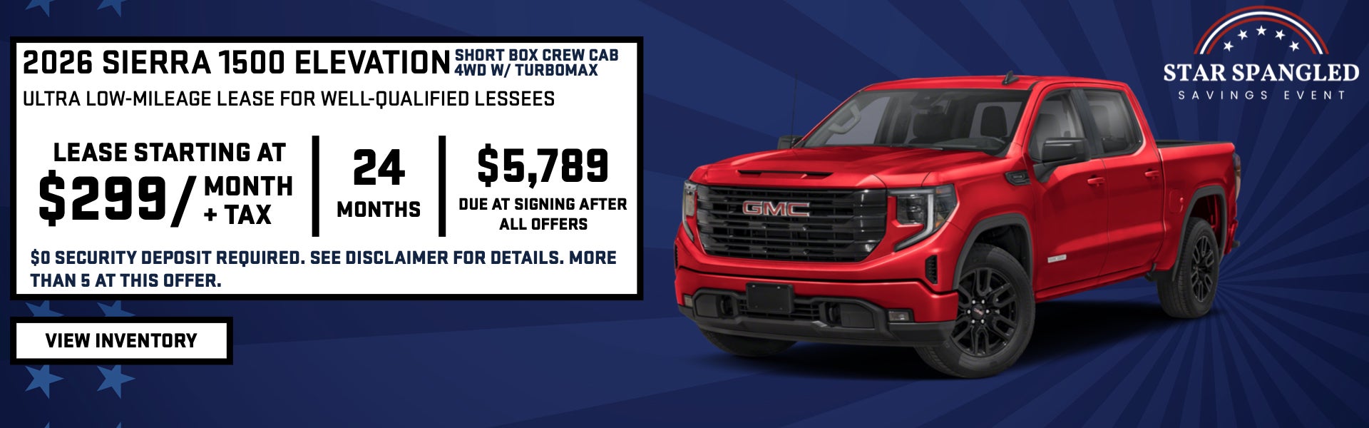Sierra 1500 Lease
