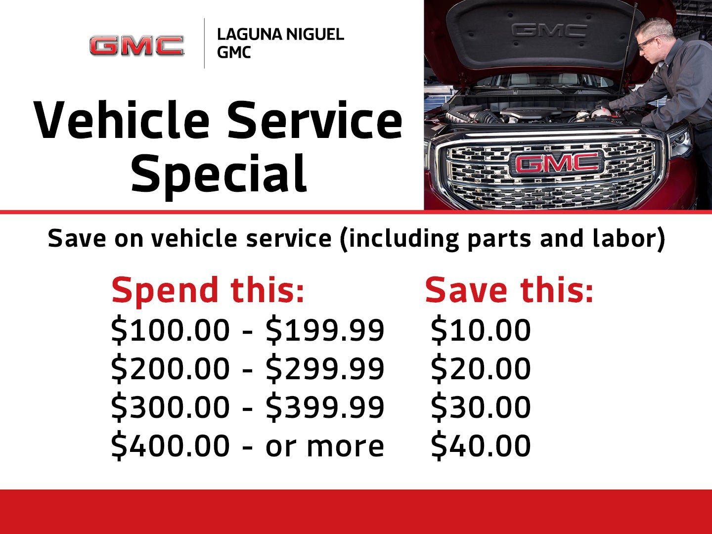 SUPER SAVINGS SERVICE SPECIAL